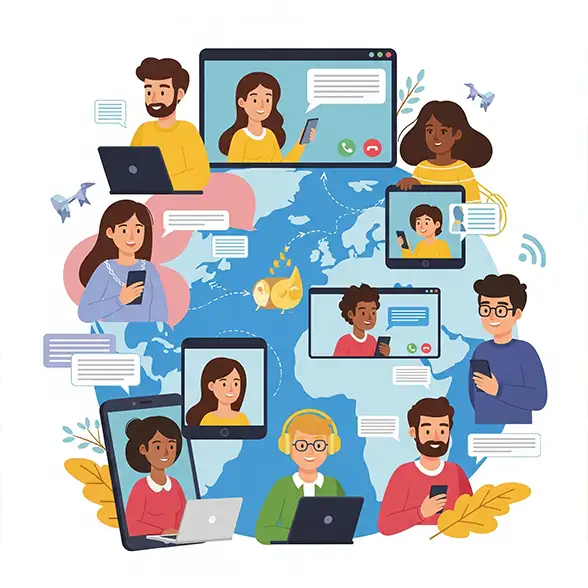Teknologi Chatting dan Video Call Jaga Komunikasi Jarak Jauh